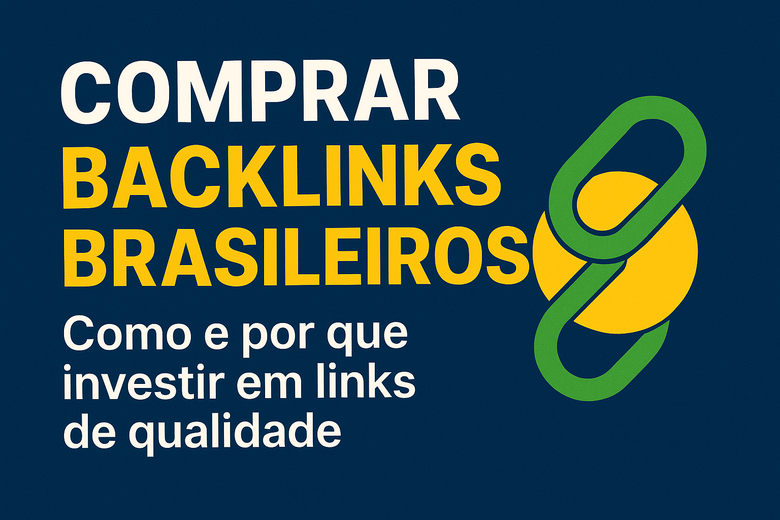 Mapa estilizado do Brasil conectado a ícones de links e janelas de navegador, representando a estratégia de comprar backlinks brasileiros de qualidade para SEO