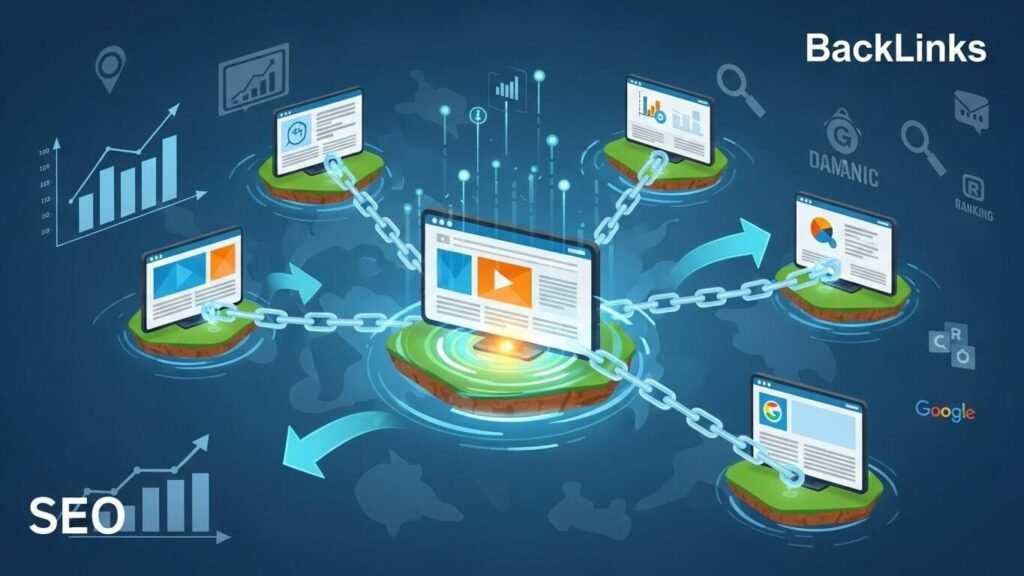 Imagem ilustrativa sobre a compra de backlinks e seu impacto no SEO.
