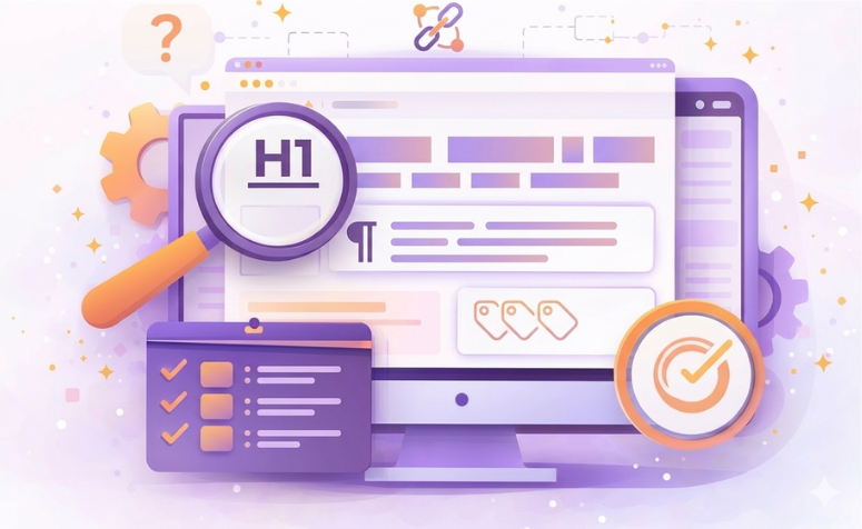 Gráfico com métricas de SEO para 2026