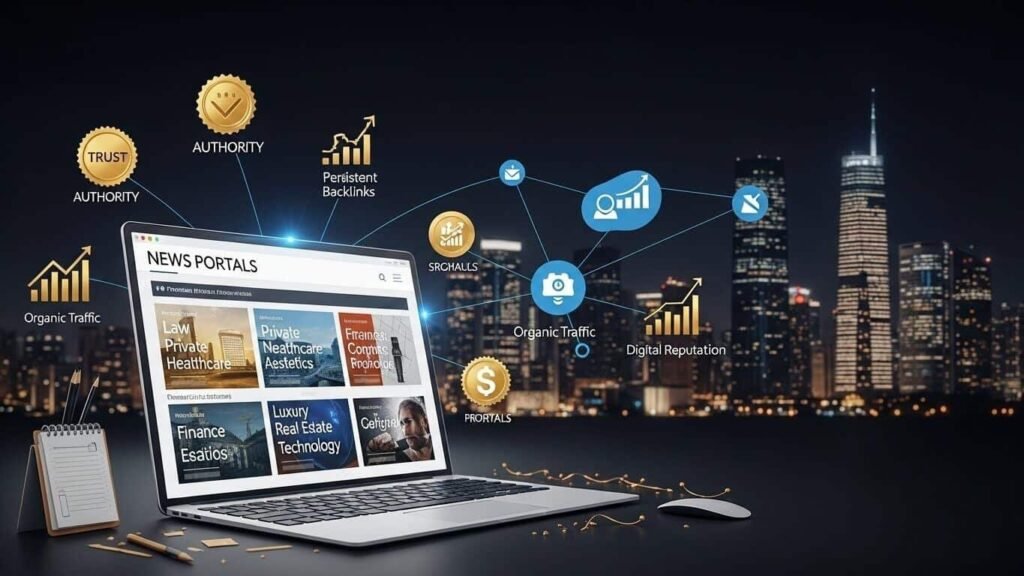 Portais de notícias impactando nichos de alta margem e baixa confiança