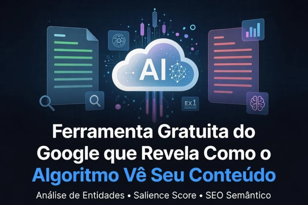 Ilustração da Google Natural Language API em uso para SEO semântico
